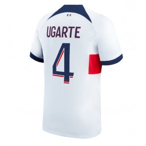 Paris Saint-Germain Manuel Ugarte #4 Gostujuci Dres 2023-24 Kratak Rukavima